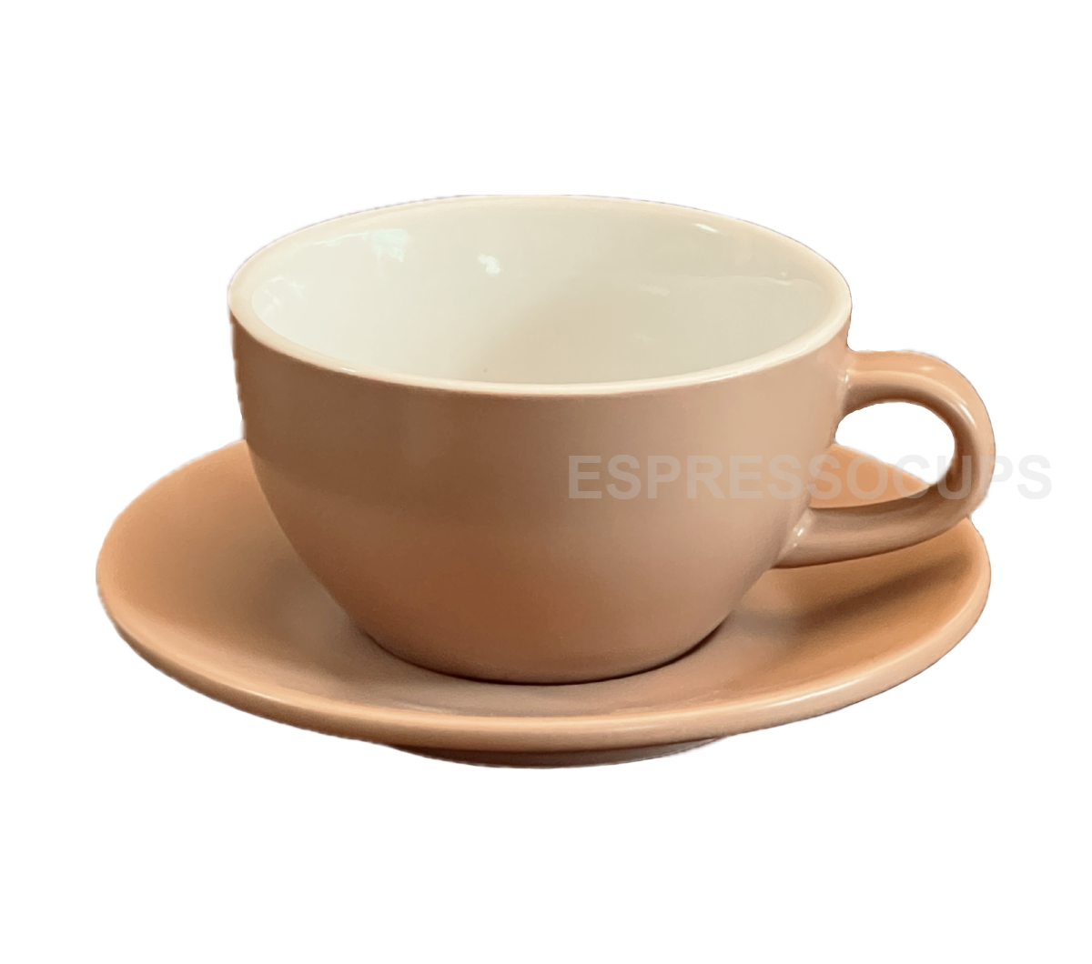 "TULIPANO" 300ml Latte Cups (L) - beige matte